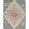 Homeroots 5 x 7 ft. Jute Blue & Red Area Rug 352368 - alternate 1